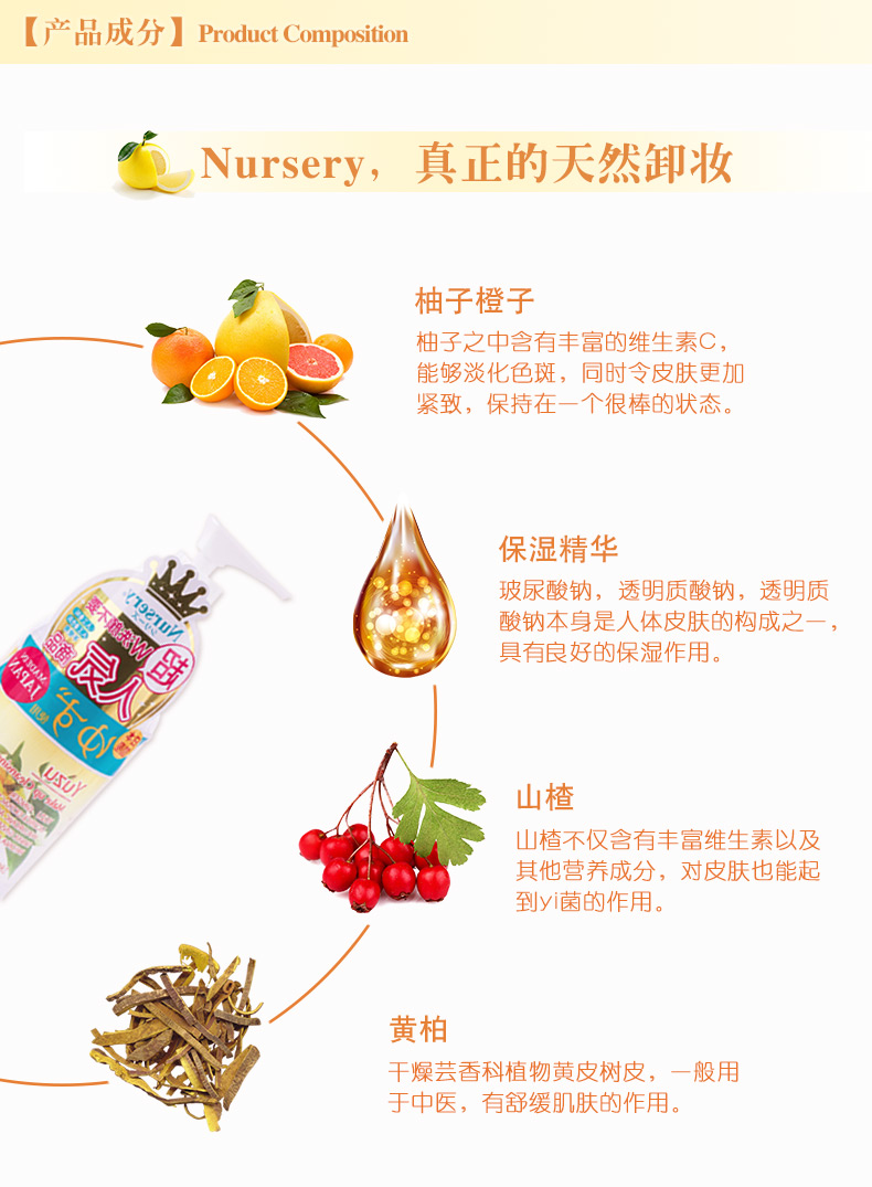 Japan Nursery Big Bưởi Sữa rửa mặt 500ml Face Gentle Clean Không kích thích Gel rửa mặt chính hãng nước tẩy trang laroche