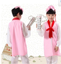 Childrens performance clothing Boys costume Hanfu performance clothing Young children girls Chinese school clothing Costume book Childrens three-character Sutra