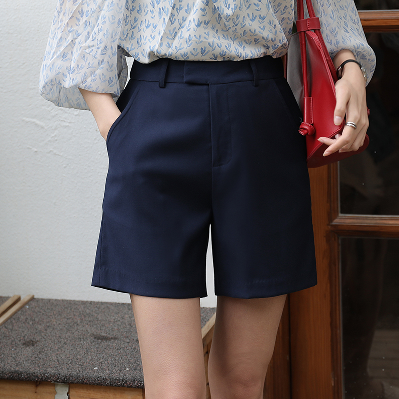 Summer admission roll 〖SJ multi - color〖thin hidden high waist suit shorts micro A loose casual hot pants