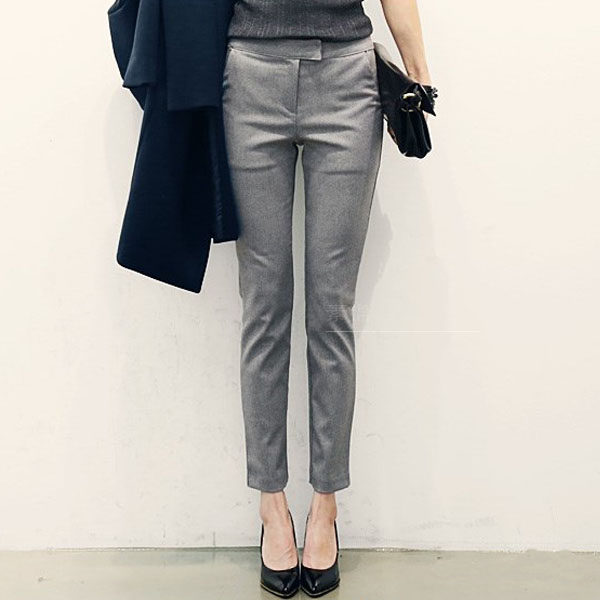 21 spring and summer new products Korea handsome gray professional trousers nine points pants small feet casual suit pants work pants