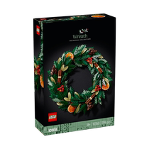 (New Product) LEGO Official Flagship Store 10340 Christmas Wreath Building Blocks Puzzle Assembling Toy Gift