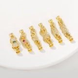 Браслет, ожерелье, аксессуар, аксессуары, 18 карат, золотой цвет, четырехлистный клевер, DIY