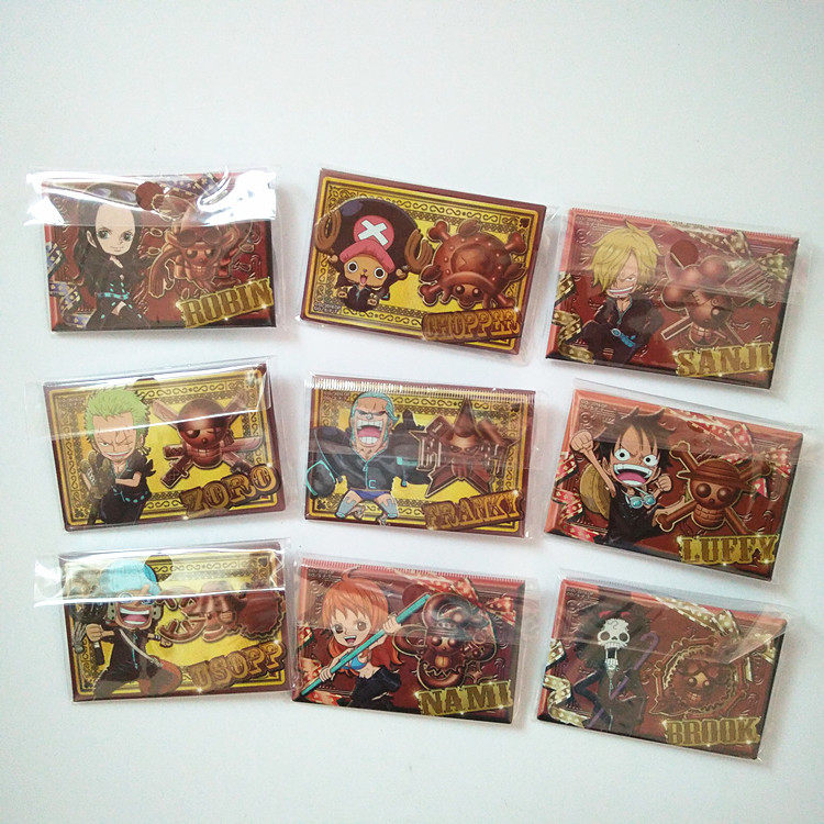 7-11 Limited One Piece Gold Limited Chocolate Badge, Ruff, Chopper, etc. 9