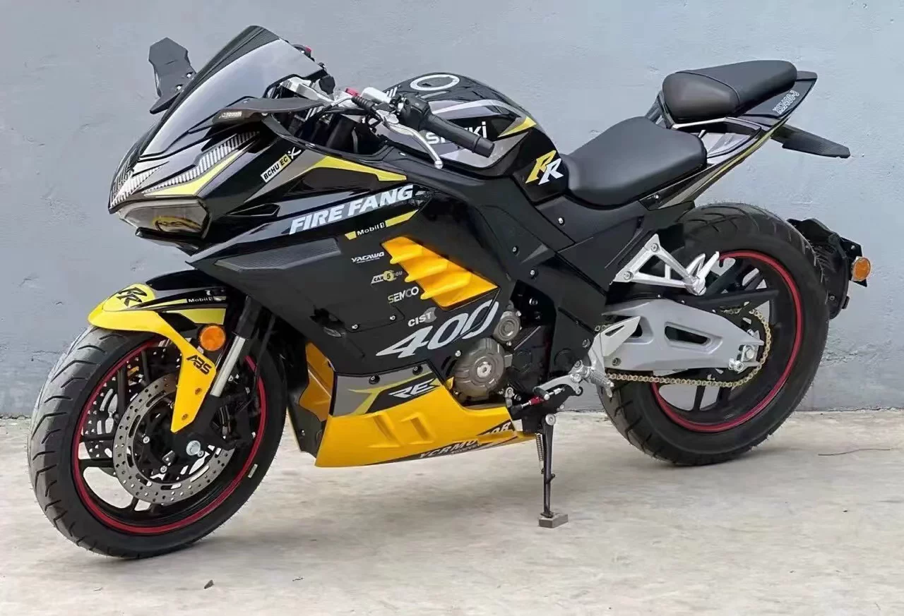 Fire зуб 400CC одинарная качалка двойной цилиндр водяное охлаждение спортивный автомобиль тяжёлыйIMITационный мотоцикл Национальная 4 полный транспорт можно зарегистрировать