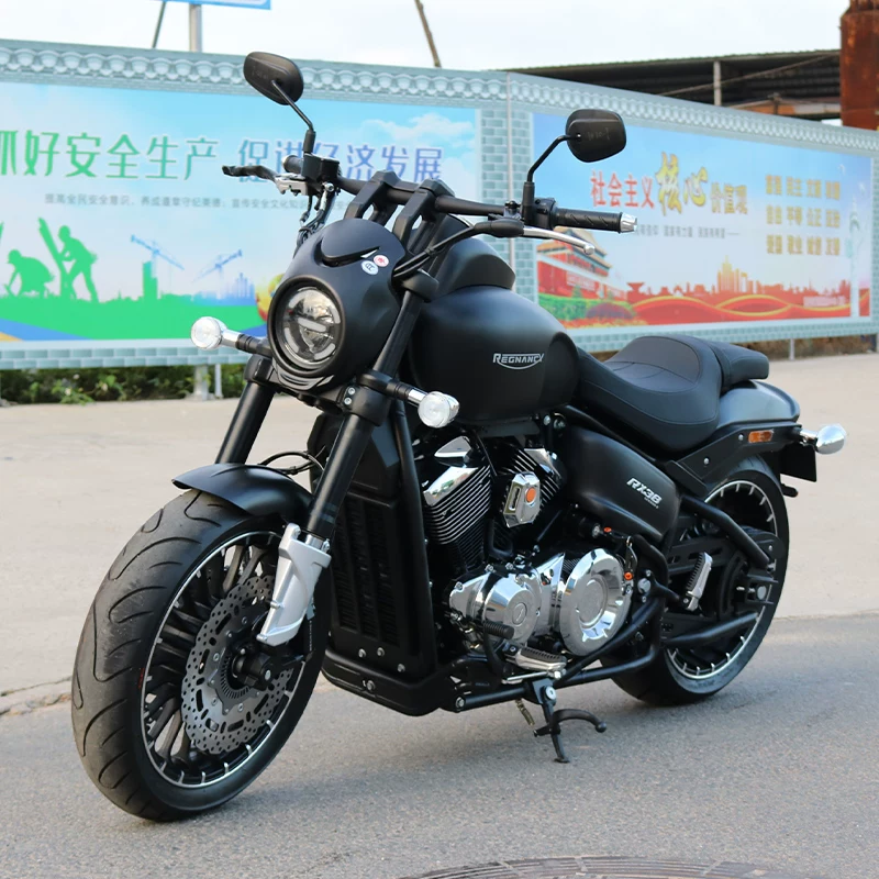 Rexrekadi RX3 круиз Принц Ретро мотоцикл V-образный двойной цилиндр 250cc двигатель можно сесть на лицензию
