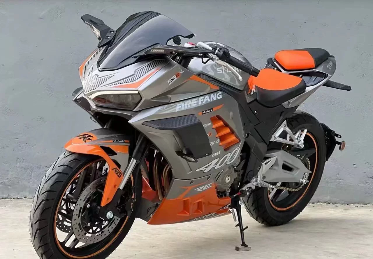 Fire зуб 400CC одинарная качалка двойной цилиндр водяное охлаждение спортивный автомобиль тяжёлыйIMITационный мотоцикл Национальная 4 полный транспорт можно зарегистрировать