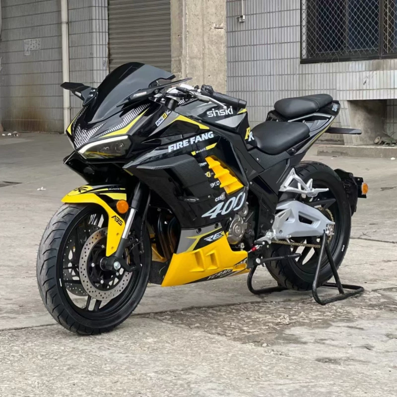 Fire зуб 400CC одинарная качалка двойной цилиндр водяное охлаждение спортивный автомобиль тяжёлыйIMITационный мотоцикл Национальная 4 полный транспорт можно зарегистрировать