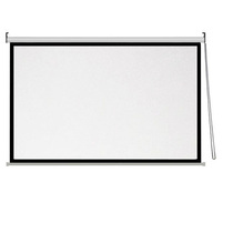 Lifting curtain projector curtain home manual projection curtain wall hanging hand pull curtain projection home projection cloth