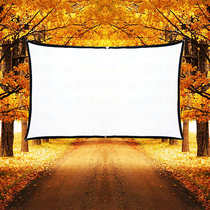 60-200 inch folding movie soft curtain outdoor projection screen portable curtain portable screen projection home projector screen