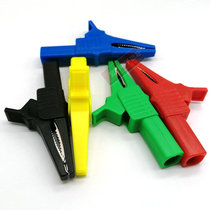 Pure copper high current full protection safety alligator clip 32A 1000V 4 0mm jack PA plastic case 4mm