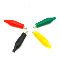 Test clip Sheath clip Power clip Alligator clip New medium length 35MM sheath insulated wiring clip