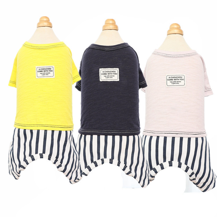 In Stock Chouchou Four-Color Jumpsuit Spring/Summer Dog Four-Legged Base Shirt Teddy Jumpsuit In Stock Chouchou Four-Color Jumpsuit Spring/Summer Dog Four-Legged Base Shirt Teddy Jumpsuit