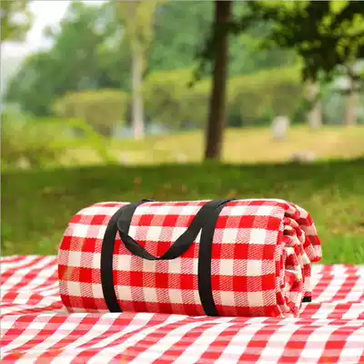 Net red picnic mat thickened outdoor floor mat placemat portable moisture-proof mat picnic cloth foldable Waterproof camping