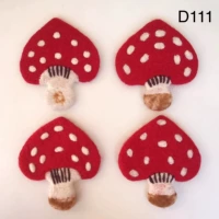 Роза красная D111 около 15*17см