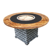 bếp faster Bề mặt lõm 3000w bếp cảm ứng Nồi sắt hầm nồi gà đôi xoay bàn nồi lớn Củi bếp nhà hàng thương mại - Bếp cảm ứng bếp điện từ nào tốt