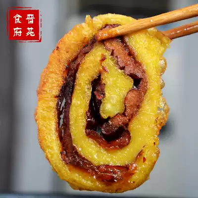 Shanxi specialty pure yellow rice noodle rice cake handmade millet rice cake red bean stuffing bean bag fried cake cake 500g * 2