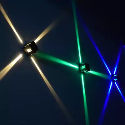 led outdoor waterproof simple modern cross romantic Starlight Wall Wall lamp hotel exterior wall geometric shape Line light