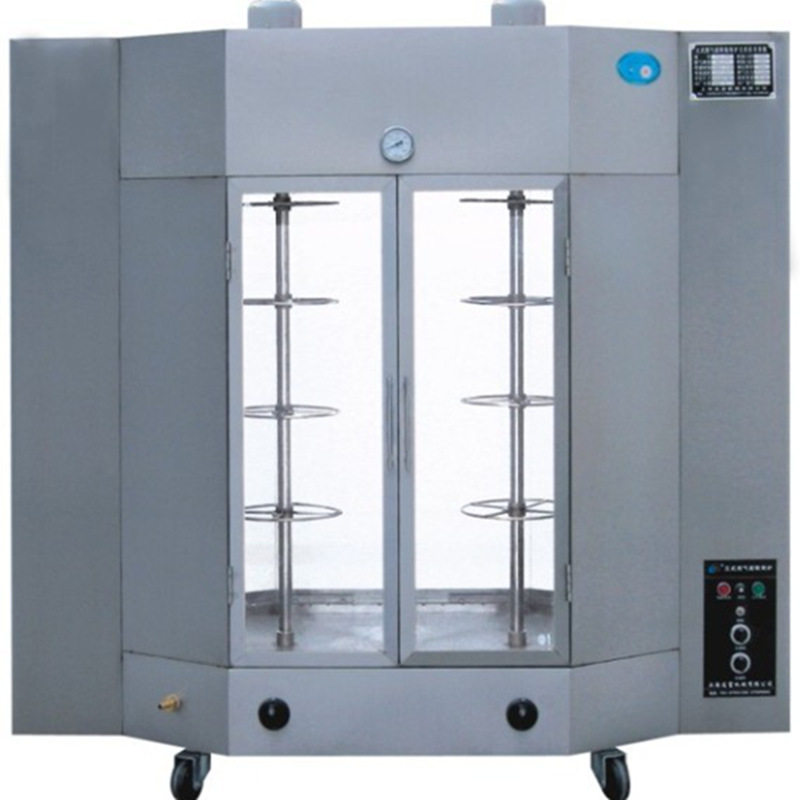 Lianfu Vertical Rotary Gas Fully Automatic Grill Roast Chicken Grill Grill Poultry Box Roast Duck Grill Commercial Snacks BBQ Equipment