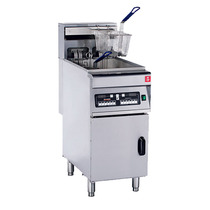 DZL28 single cylinder double screen computer version electric fryer furnace floor type electric fracking stove Western dining kitchen equipment National Union Po