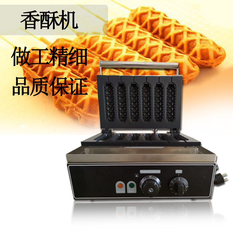 Jay 100 million Commercial Electric Hot FY-119 Six Sesame Crisp Machine Hot Dog Baseball Machine Taiwan Mafen Hot Dog Holding Snack Equipment