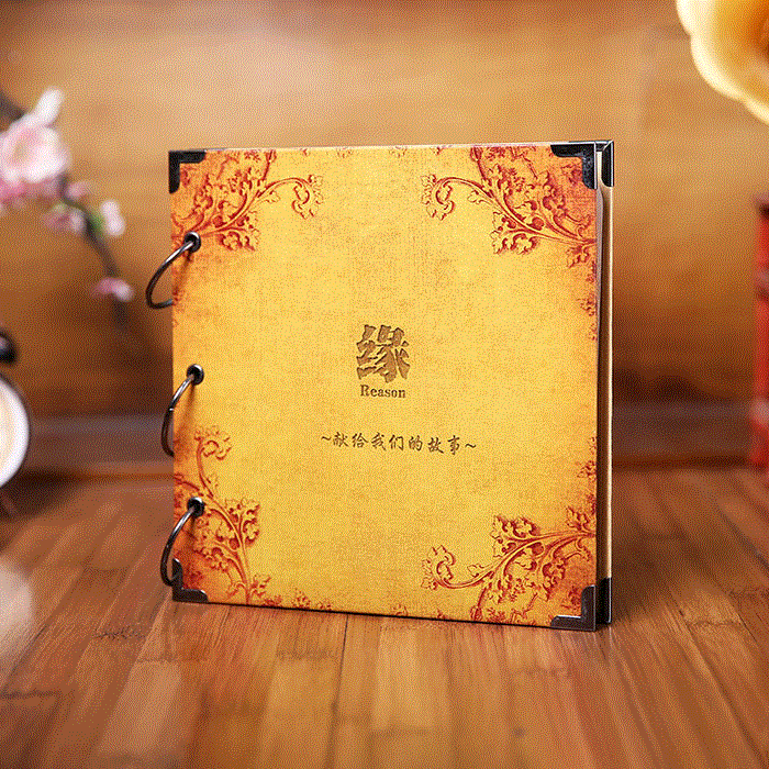 10寸diy手工相册本粘贴式创意浪漫情侣生日毕业礼物纪念册影集本