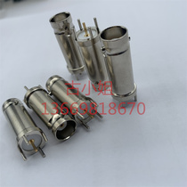 Pure copper lengthened BNC socket Q9-KE straight inserts BNC four foot pile PCB welded plate BNC plugboard mother seat