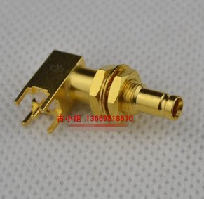 CC4-KWE Radio Frequency coaxial connector Communication optical transmitter and receiver socket CC4 mother elbow PCB plugboard type