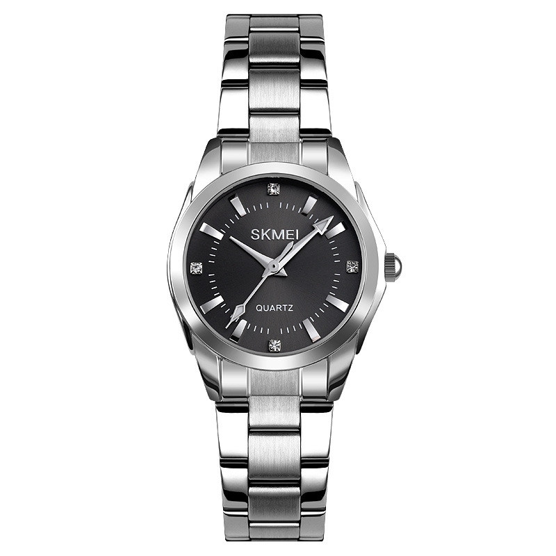 Skmei Fashionable Versatile Round Casual Light Luxury Women's Watch New Model ins Quartz Exquisite Ladies' Watch
