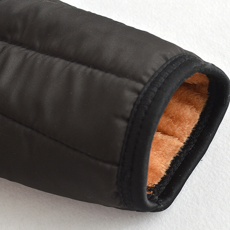 Áo khoác bông trung niên và cổ, nam, bố, mặc áo khoác cotton nhỏ, người già và nhung, lót bông ấm áo khoác bomber nam