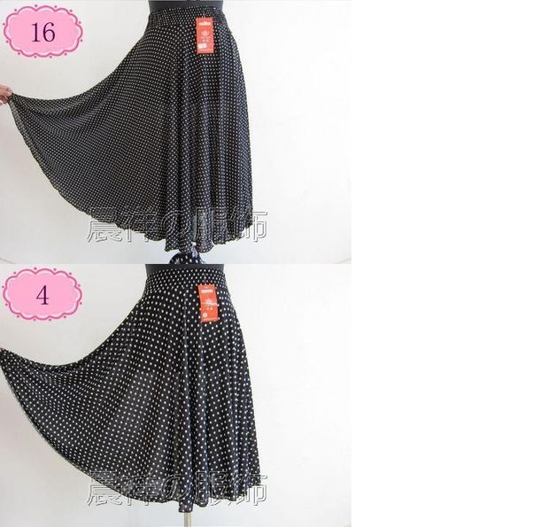 Thời trang mùa hè sundress lụa lụa Váy của phụ nữ trung niên Váy của mẹ A-line Váy nhảy vuông đầm xòe tuổi trung niên