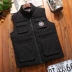 2019 vest vest mới cotton độn vest nam ngoài trời eo lớn size rộng thời trang chất lượng cao - Áo thể thao