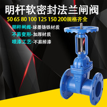 New Z41X ball iron fire elastic seal for aqueous seal and soft seal flange gate valve