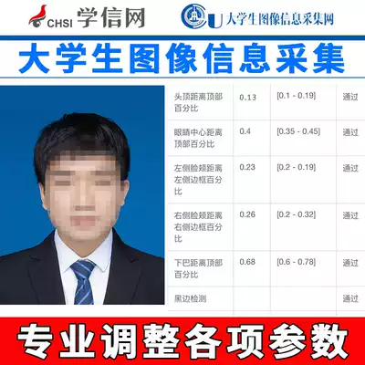 College students' image information collection, student letter Network photo teacher qualification certification change background color examination registration change size