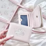 Оригинальный дизайнерский милый маленький бумажник, короткий антимагнитный кошелек, защитная сумка, картхолдер