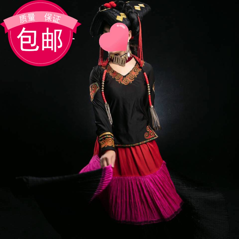 Great Liangshan Yi ethnic fine blouses women's clothing single pieces long sleeves can be single to wear to bottom