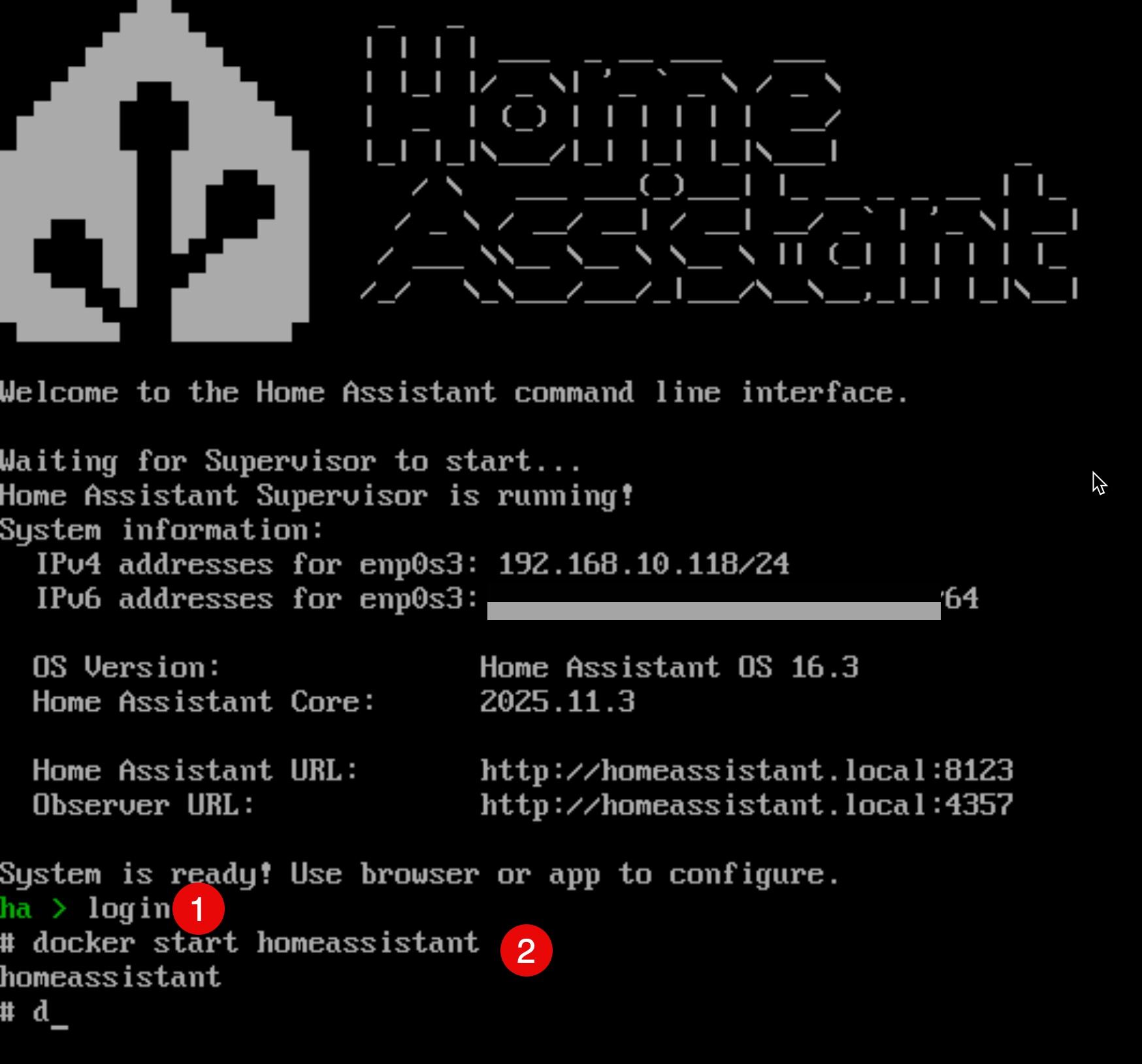 群辉服务器安装 homeassistant 断电重启以后不能进入访问解决办法