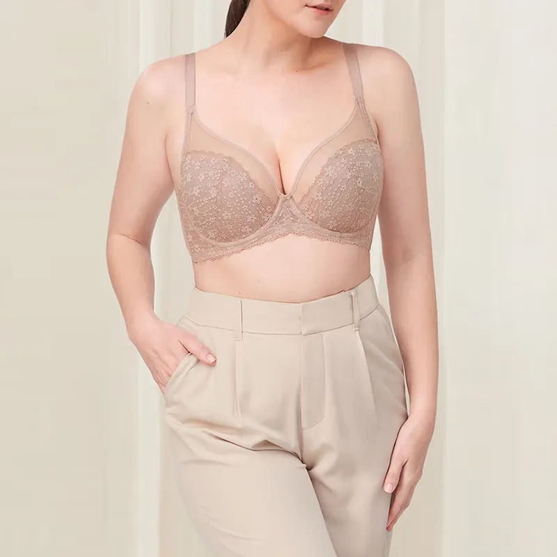 Ready to Ship Dai's Sweet Cup Bra for Women with Large Busts, Thin and Sexy Lace Bra E004199 Ready to Ship Dai's Sweet Cup Bra for Women with Large Busts, Thin and Sexy Lace Bra E004199