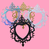 Retro baroque heart-shaped photo frame diy handbook photo album card material