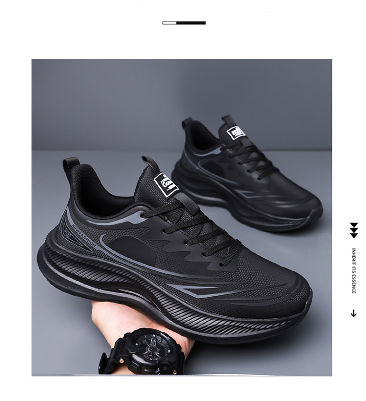 Ling Shi 2026 Summer New Men's Sports Lightweight Soft Sole Student Breathable Mesh Running Shoes_voghion.com