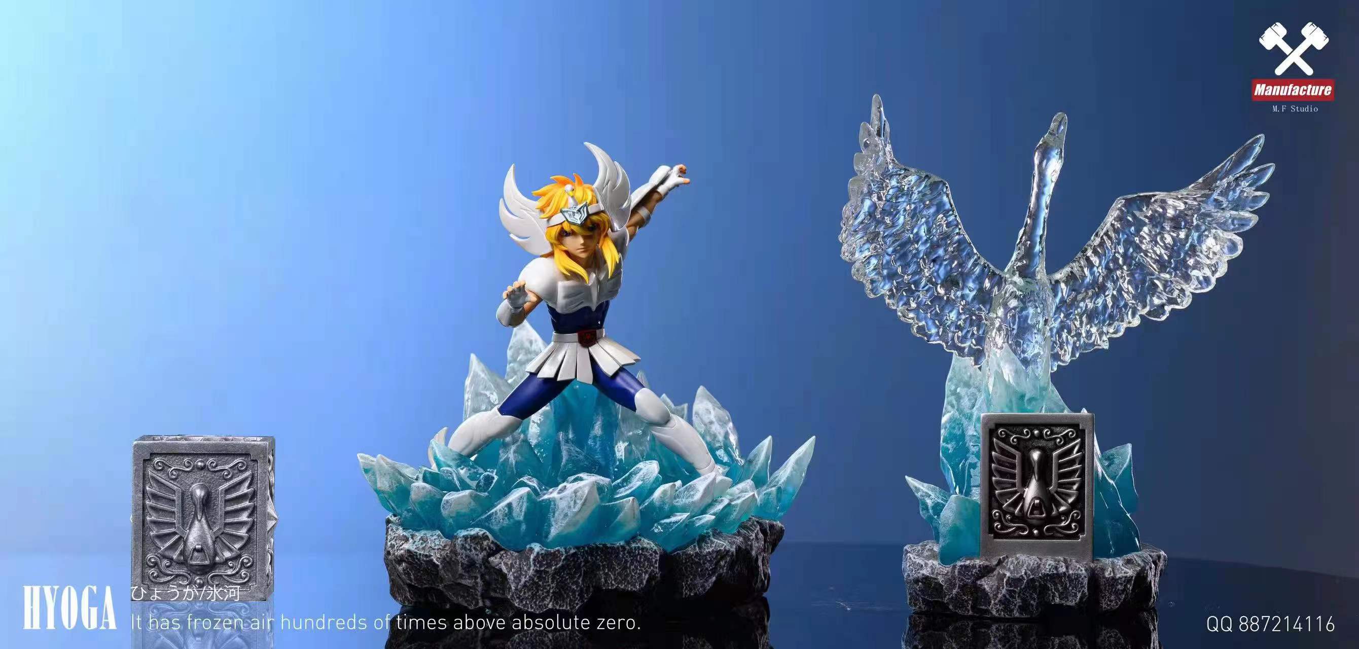 Scheduled MF-studio Gladiator safety helmet Xiaoqiang Fourth bullet white bird seat Ice GK statue model