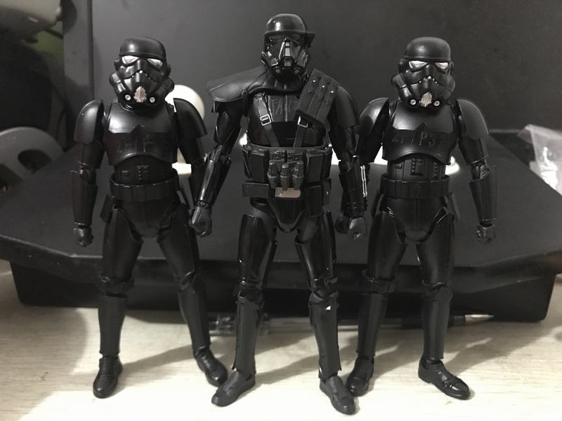 Vandet SHF Star Wars Black Samurai Dark Shadow Storm Trooper Steal 1 Death Soldiers Loose
