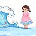 汐海集童装铺的LOGO
