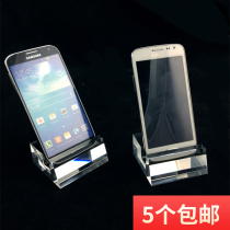  High-END 25MM acrylic crystal holder transparent large screen mobile phone display stand MOBILE phone bracket universal bracket tray