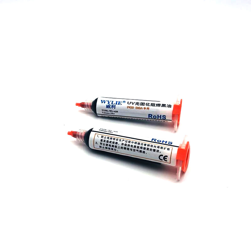 Willie WL-620 black oil UV curing solder resist black oil circuit board protective paint flying wire insulation protective paint