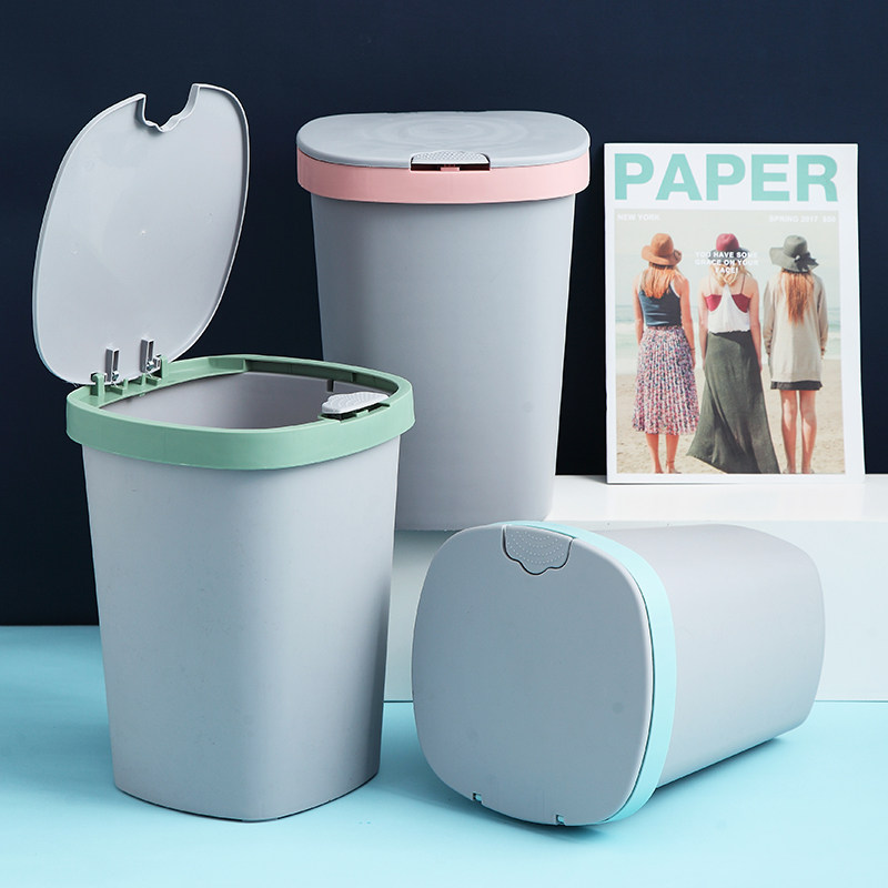 Automatic bag-changing garbage bins Home living room Bedrooms minimalist modern garbage bins Toilet Makeup rooms Rubbish Bins