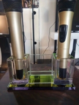 Crystal Microphone Crystal Microphone KTV Supplies Colorful Crystal Base Pencrystal Pen