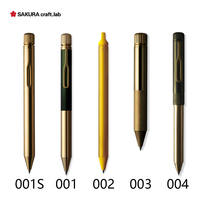 Japan Sakura cherry blossom craft_lab brass metal gel pen 001 002 003 004 multifunctional pen