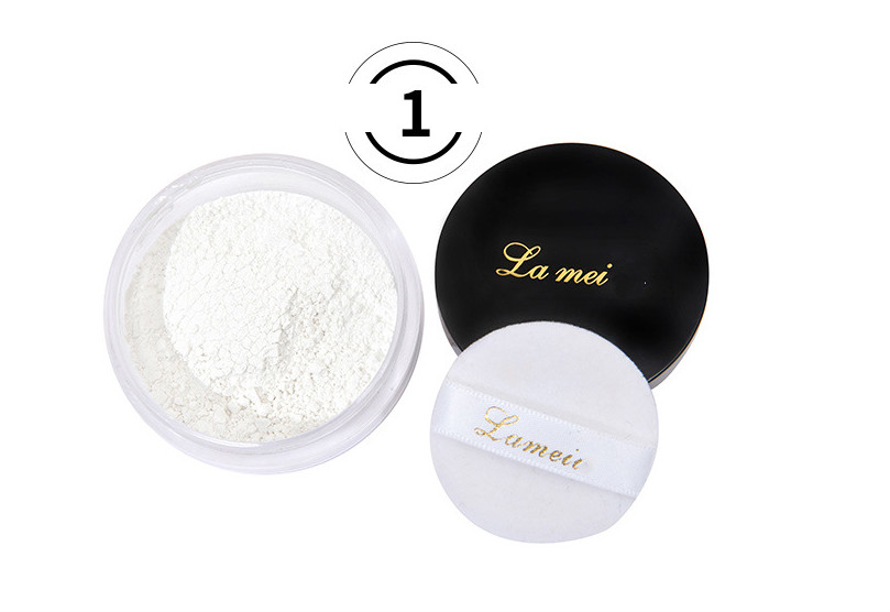 Bright Yan sửa chữa công suất phấn trang điểm bột lỏng 15g kiểm soát dầu che khuyết điểm mạnh mẽ bột trắng phấn bột mật ong làm mới kiểm soát dầu phấn nền maybelline