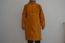 Cowhide welder wears clothes backwards welds cowhide argon arc welding wears clothes backwards heat-resistant high-temperature resistant splash-proof and spark-proof