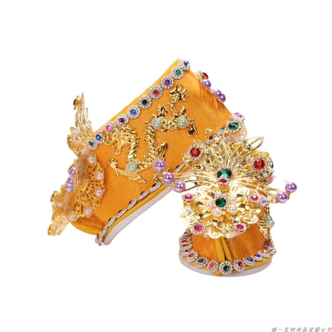 Tai Shan Grandma Shoes Diamonds with Pineal Statue of the Shoes Buddha Statue of the Buddha Statue of Guanyin Bodhisattva Wang for the Divine Shoes-Taobao